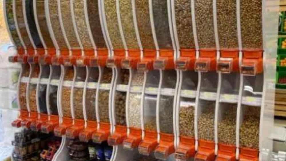 فروش استند آجیل و حبوبات در اصفهان